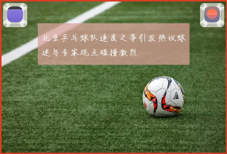 北京乒乓球队速度之争引发热议球迷与专家观点碰撞激烈